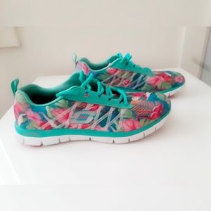 Skechers Flex Appeal Tropical Sneakers